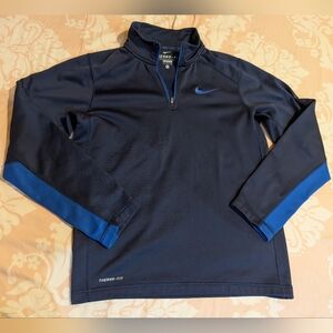 Nike Men's Navy Blue Therma-Fit Jacket. Size Small.